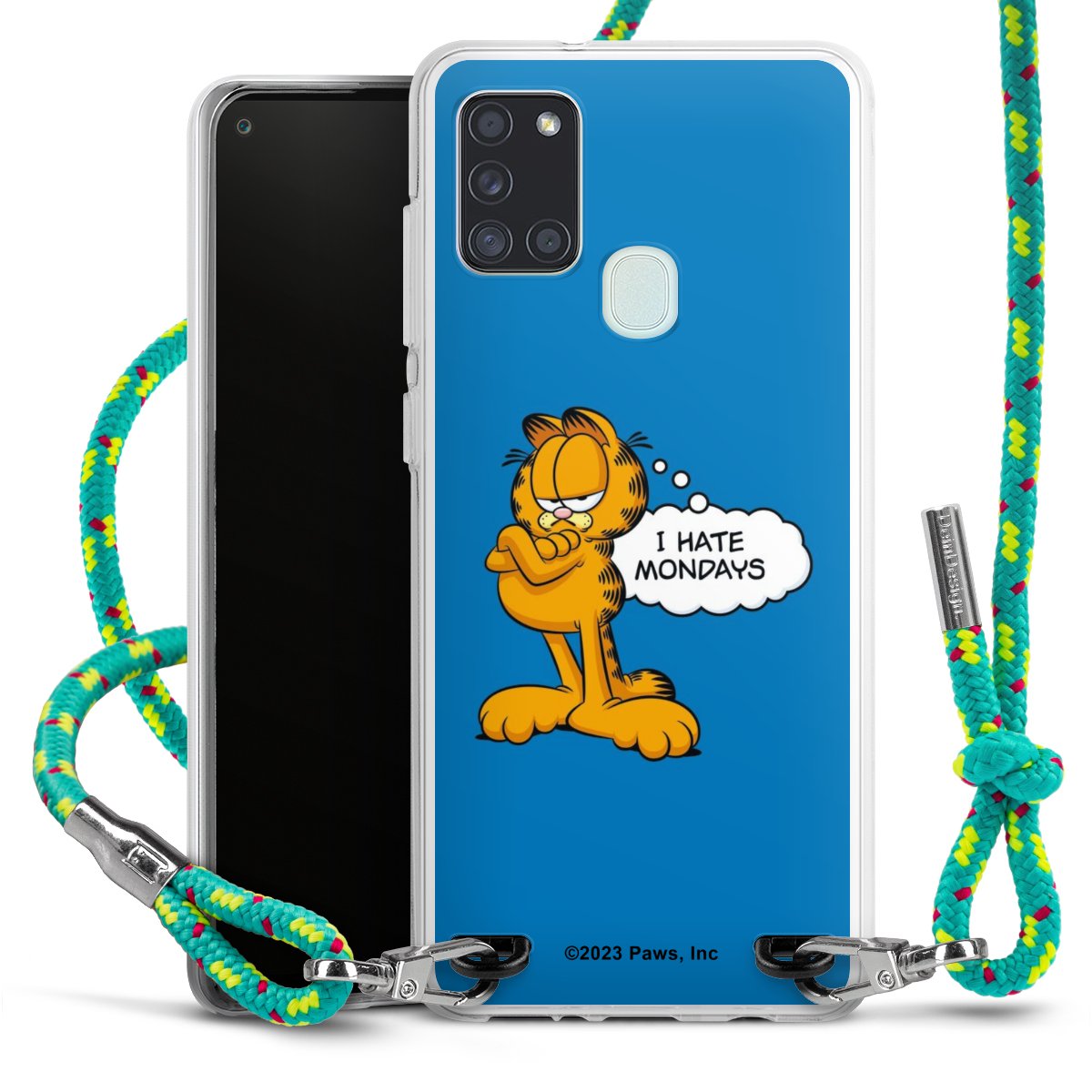 Garfield I Hate Mondays Blau