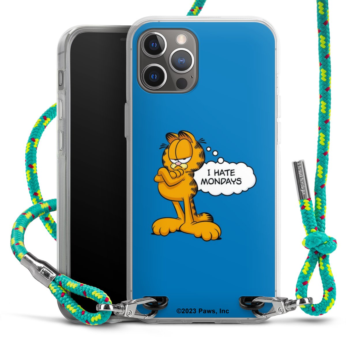 Garfield I Hate Mondays Blau