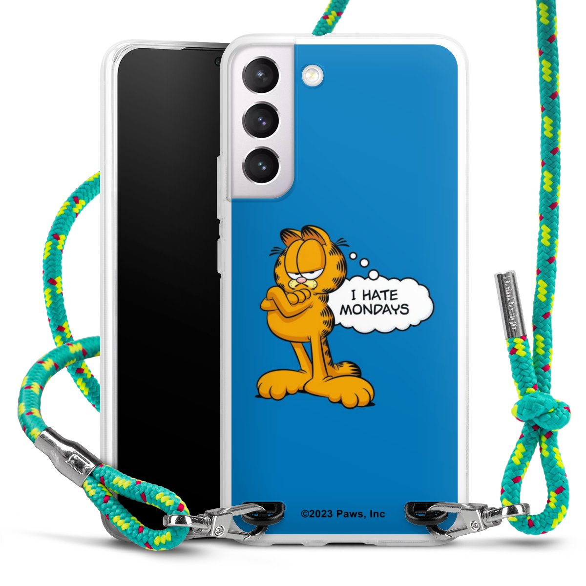 Garfield I Hate Mondays Blau