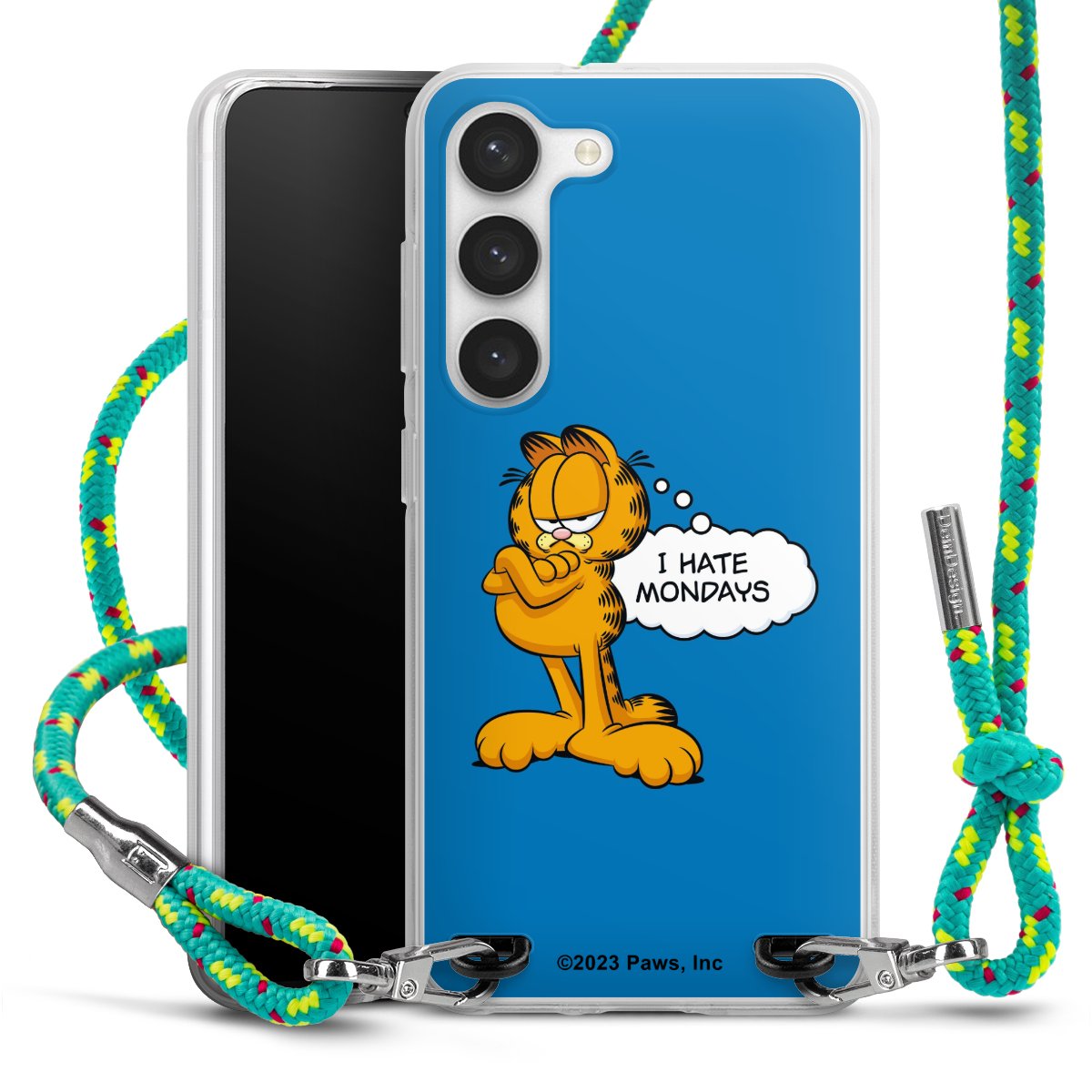 Garfield I Hate Mondays Blau