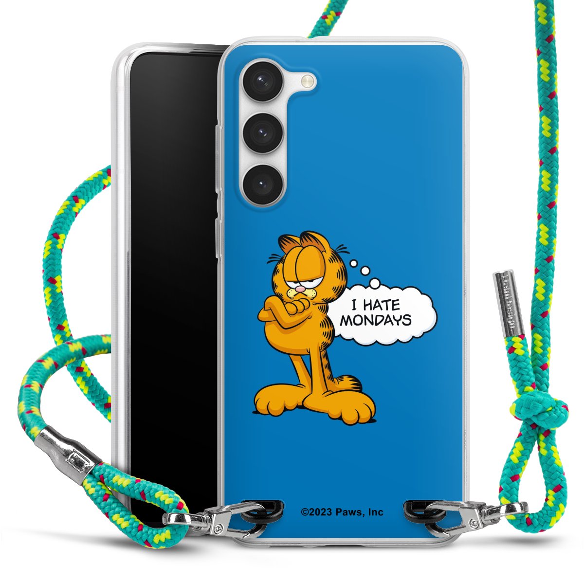 Garfield I Hate Mondays Blau