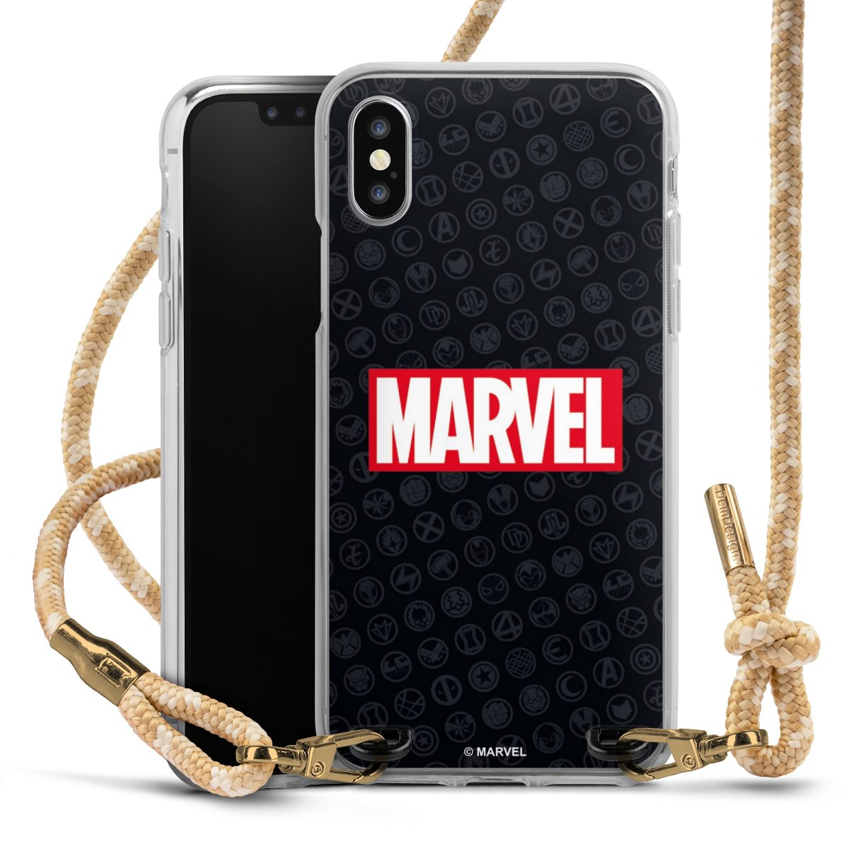 Marvel Logo Black Red 