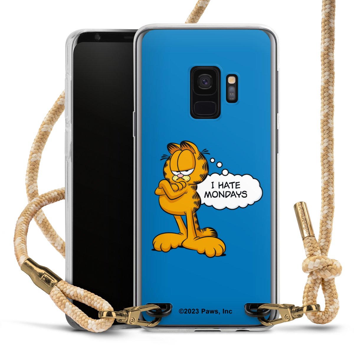 Garfield I Hate Mondays Blau