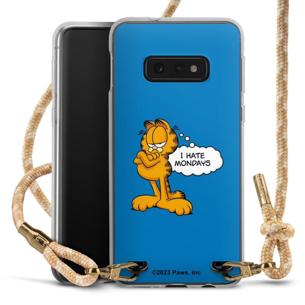 Garfield I Hate Mondays Blau