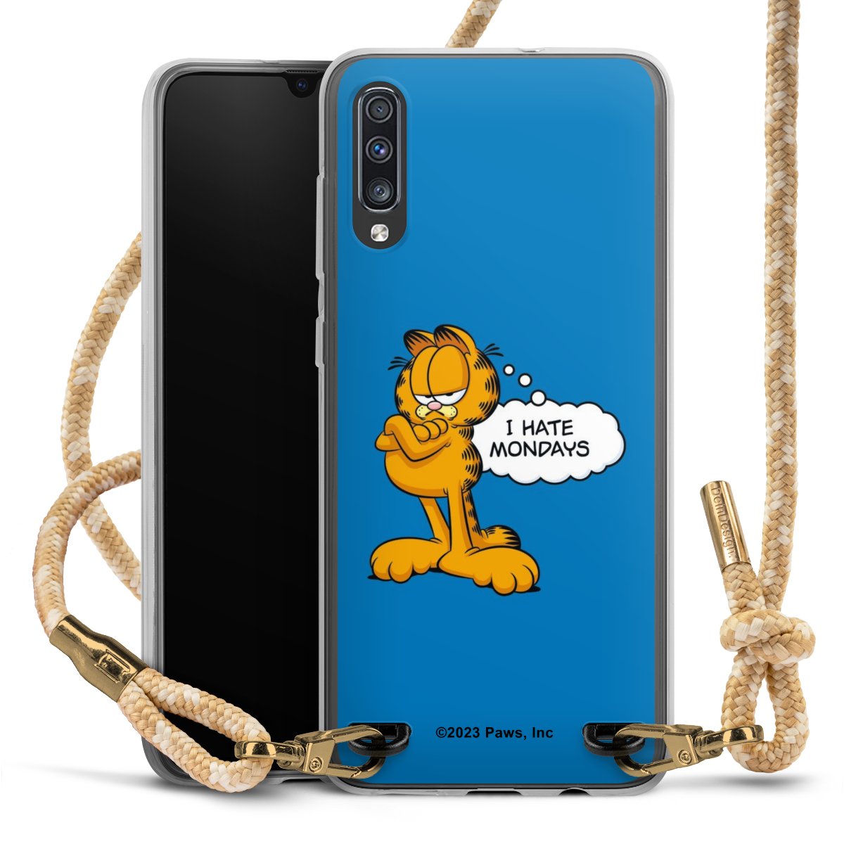 Garfield I Hate Mondays Blau