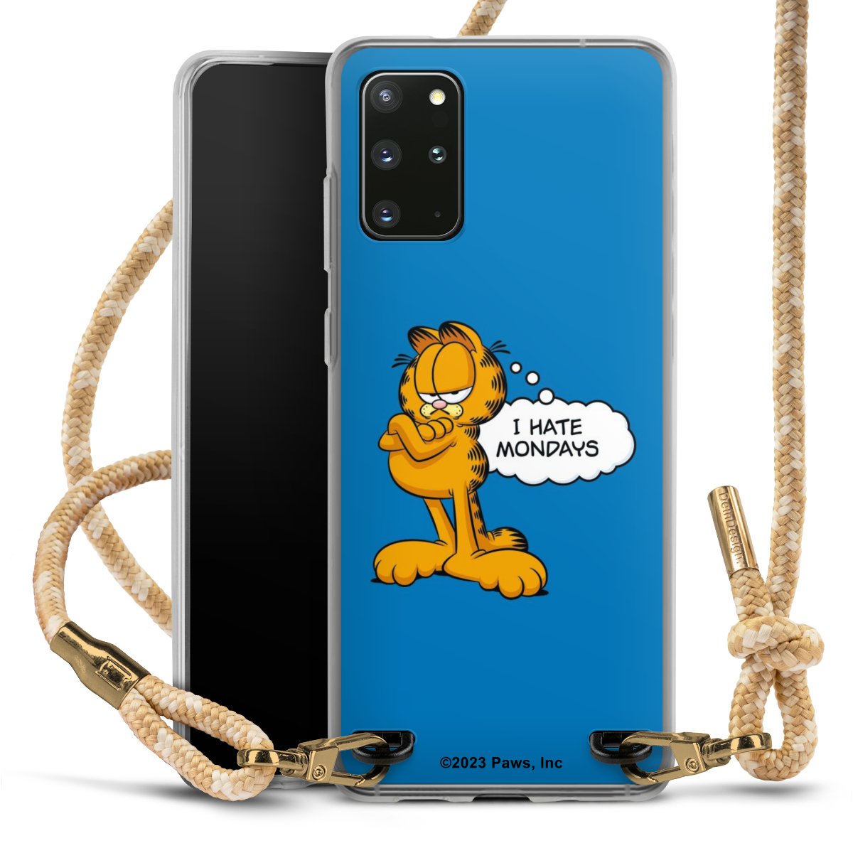 Garfield I Hate Mondays Blau