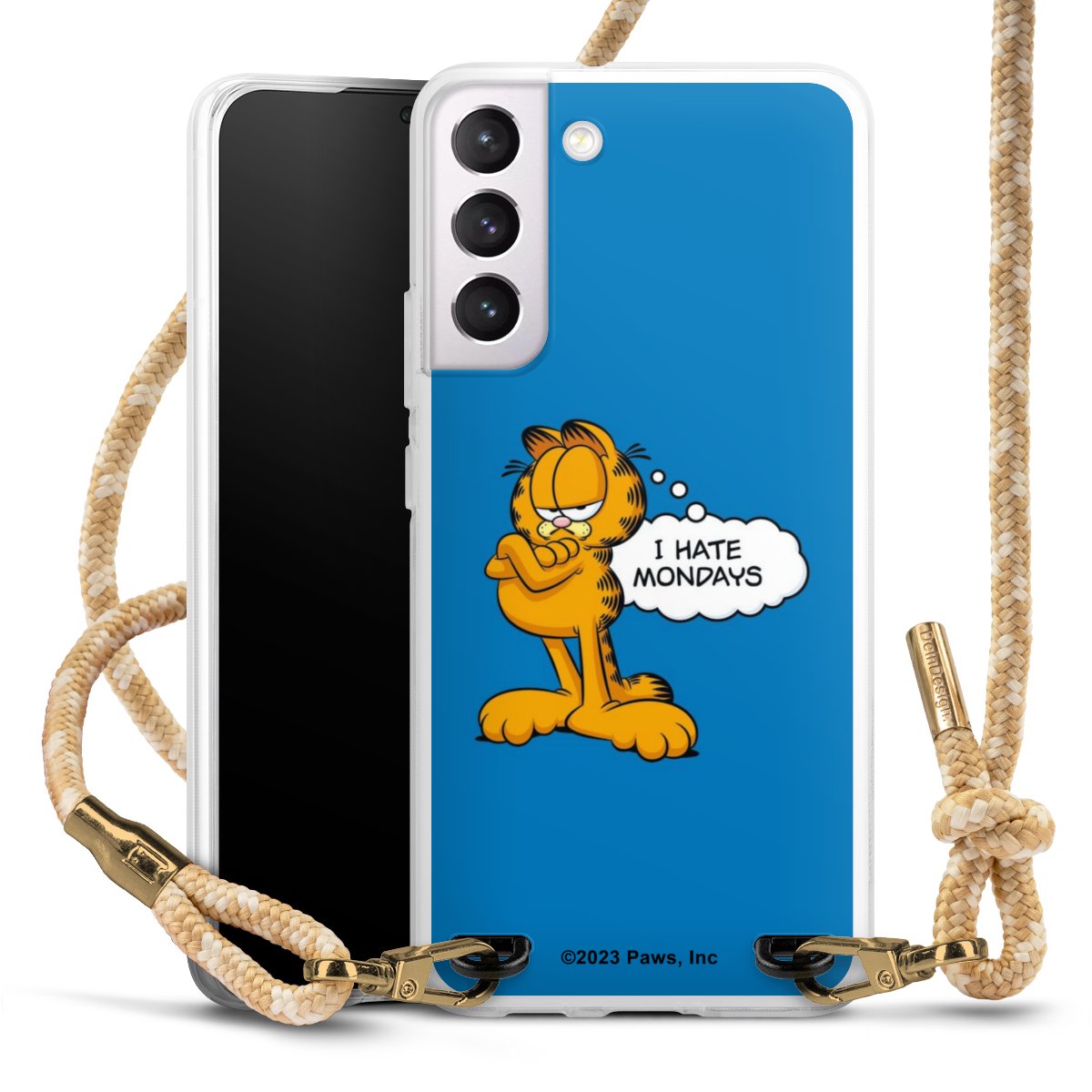 Garfield I Hate Mondays Blau