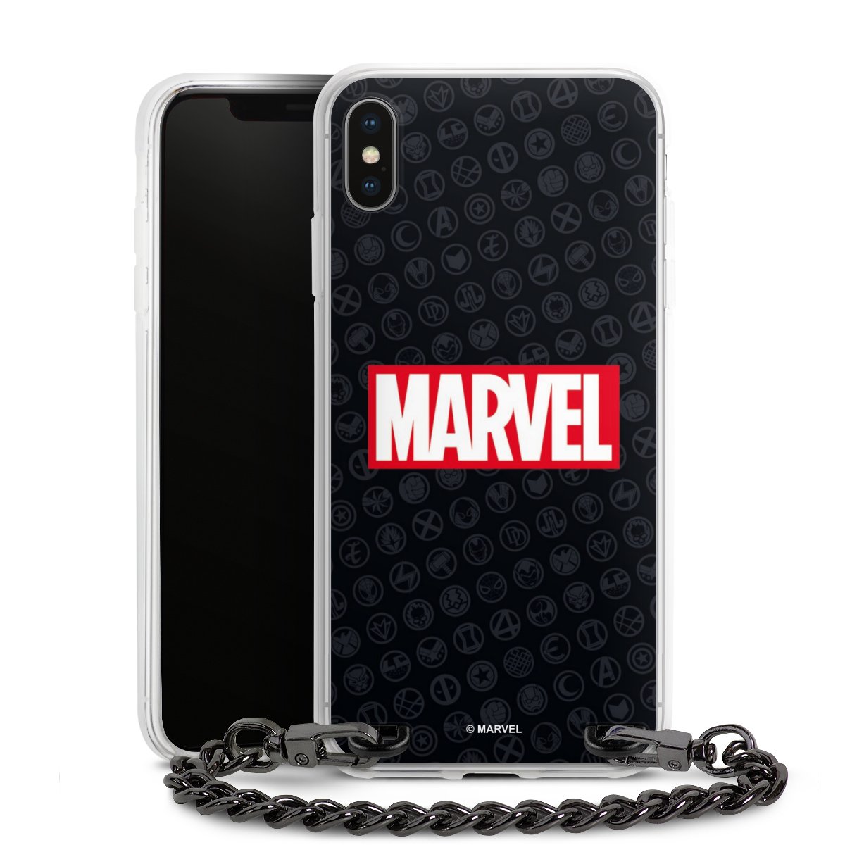 Marvel Logo Black Red 