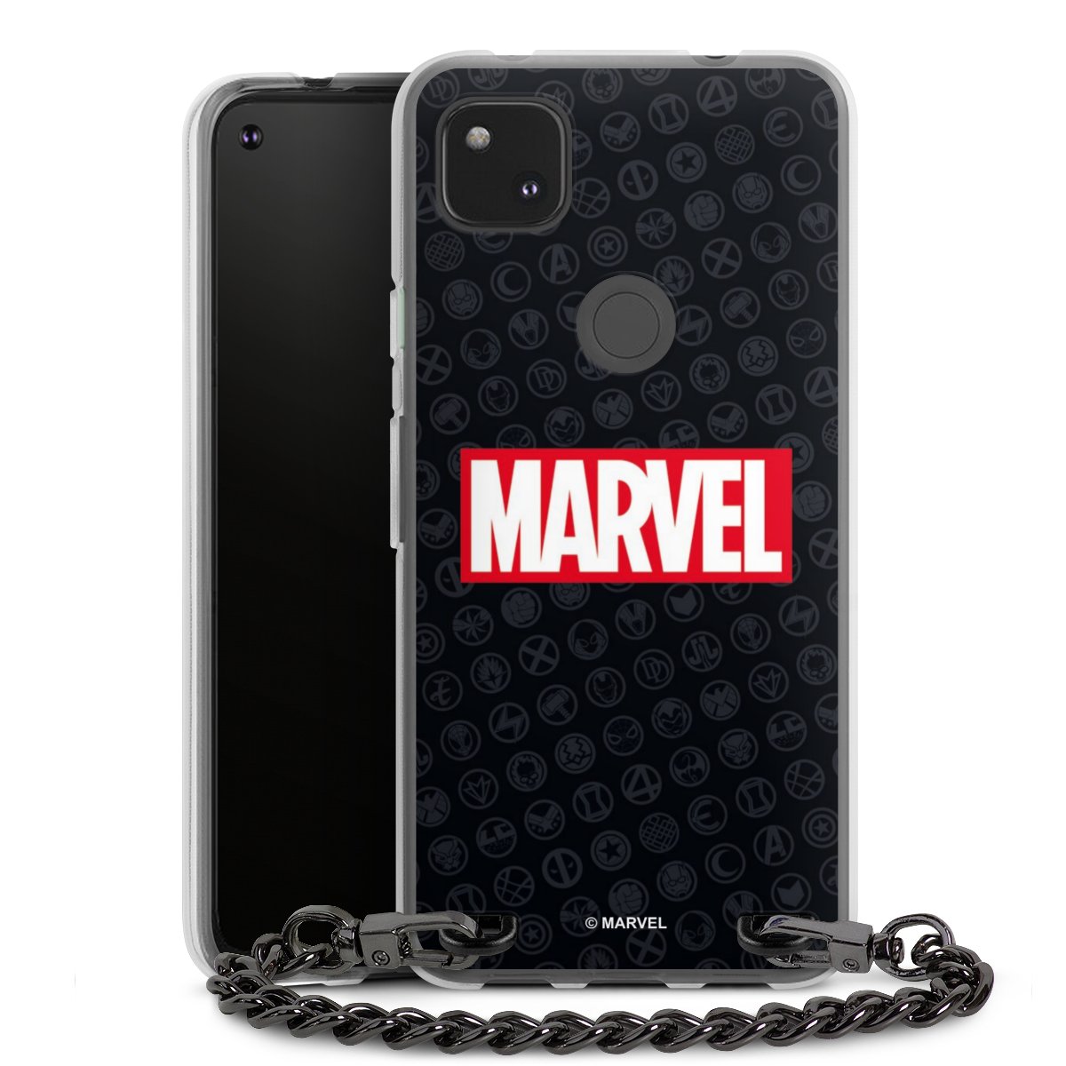 Marvel Logo Black Red 