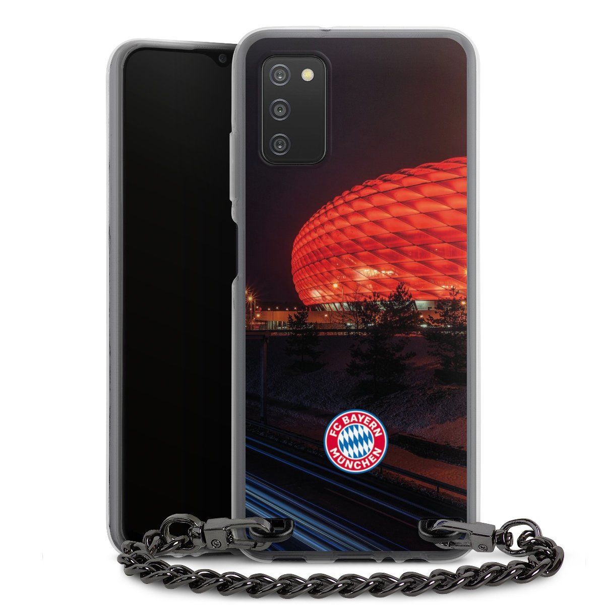 Allianz Arena bei Nacht FCB