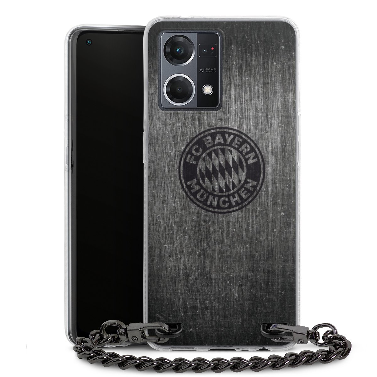 Metalllook FCB Logo einfarbig