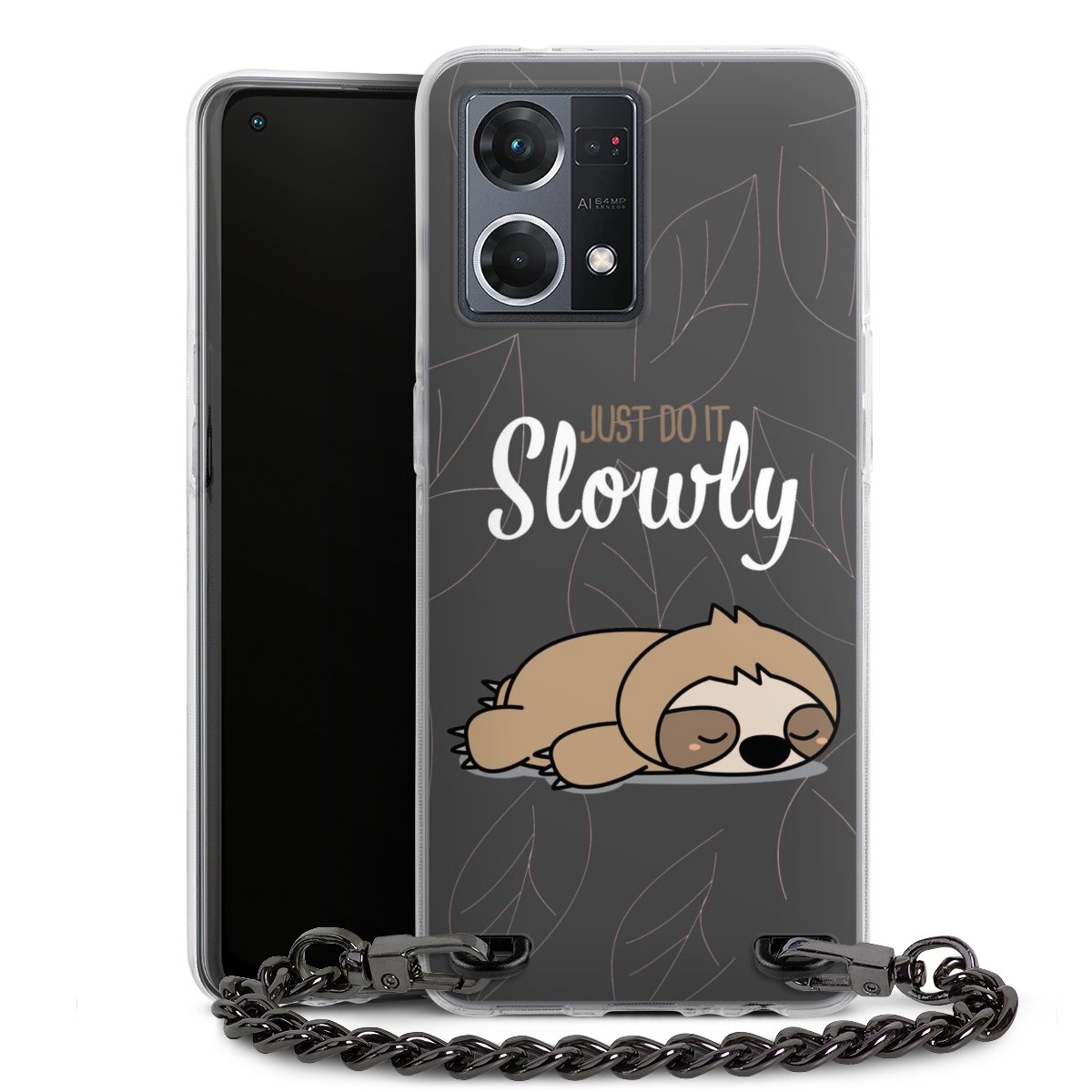 Just Do It Slowly Sloth Grey