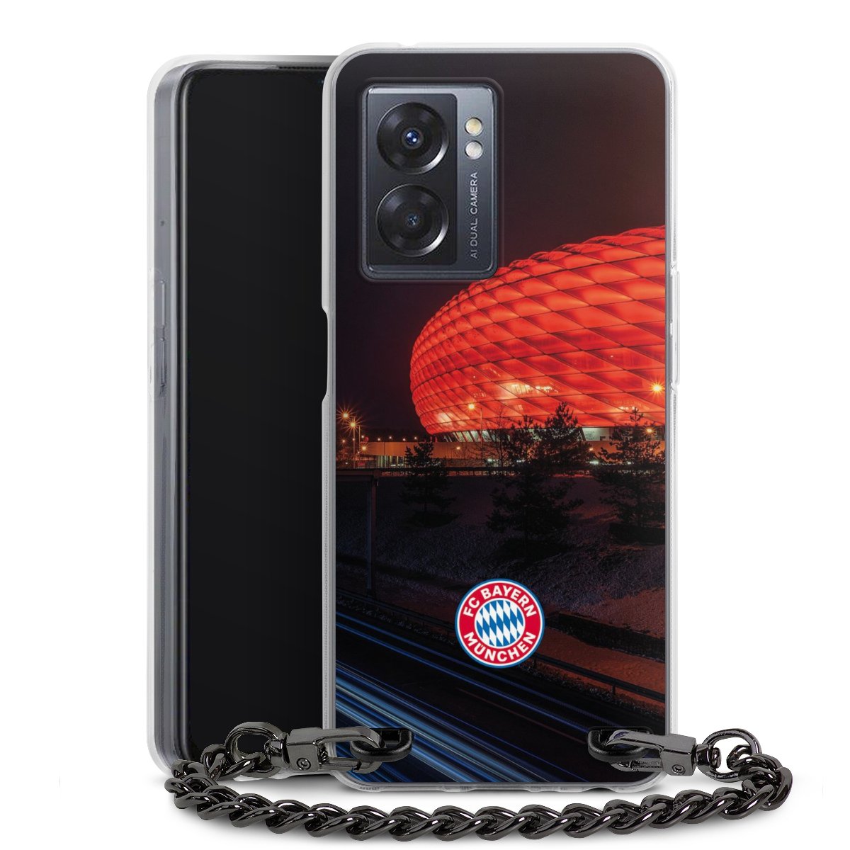 Allianz Arena bei Nacht FCB