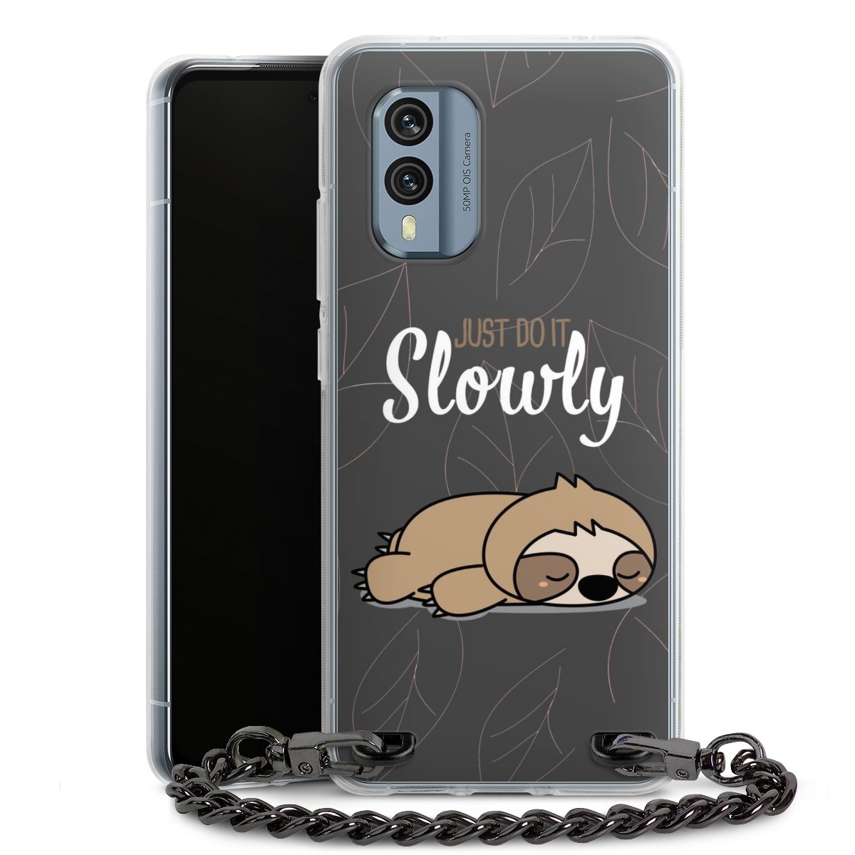 Just Do It Slowly Sloth Grey