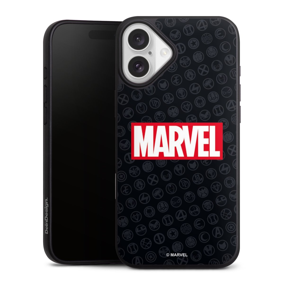 Marvel Logo Black Red 