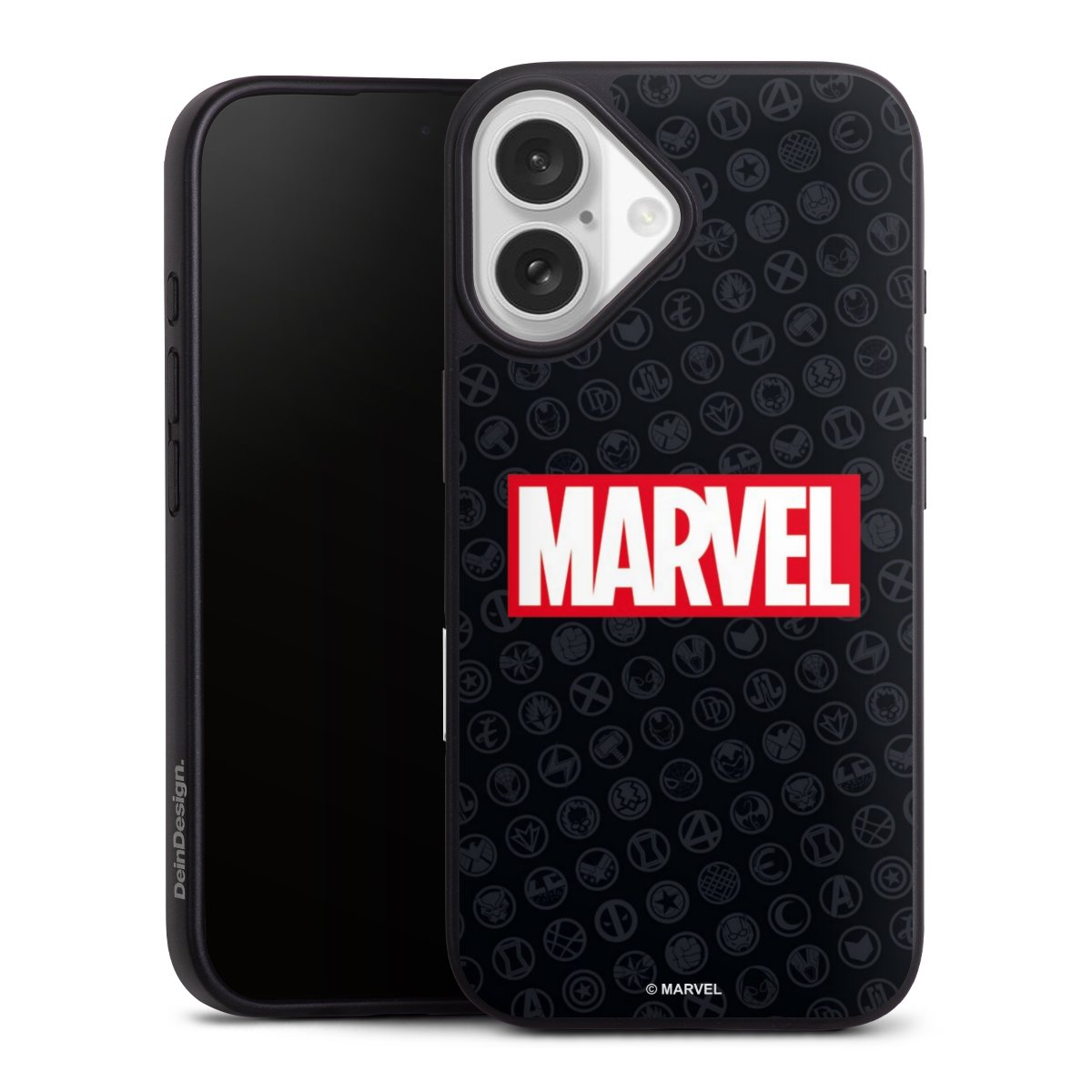 Marvel Logo Black Red 