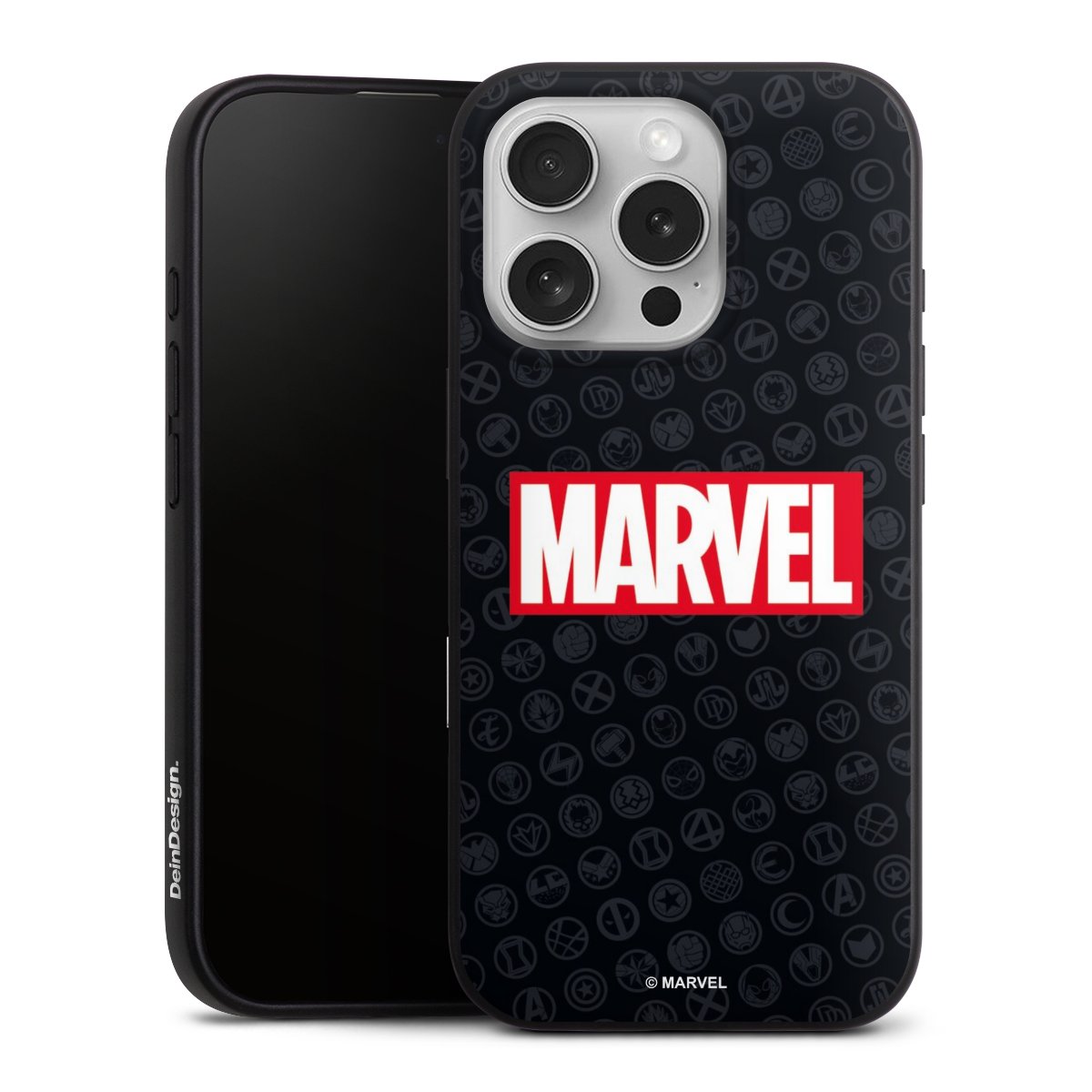 Marvel Logo Black Red 