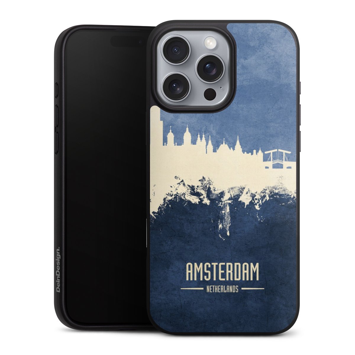 Amsterdam Skyline blauw