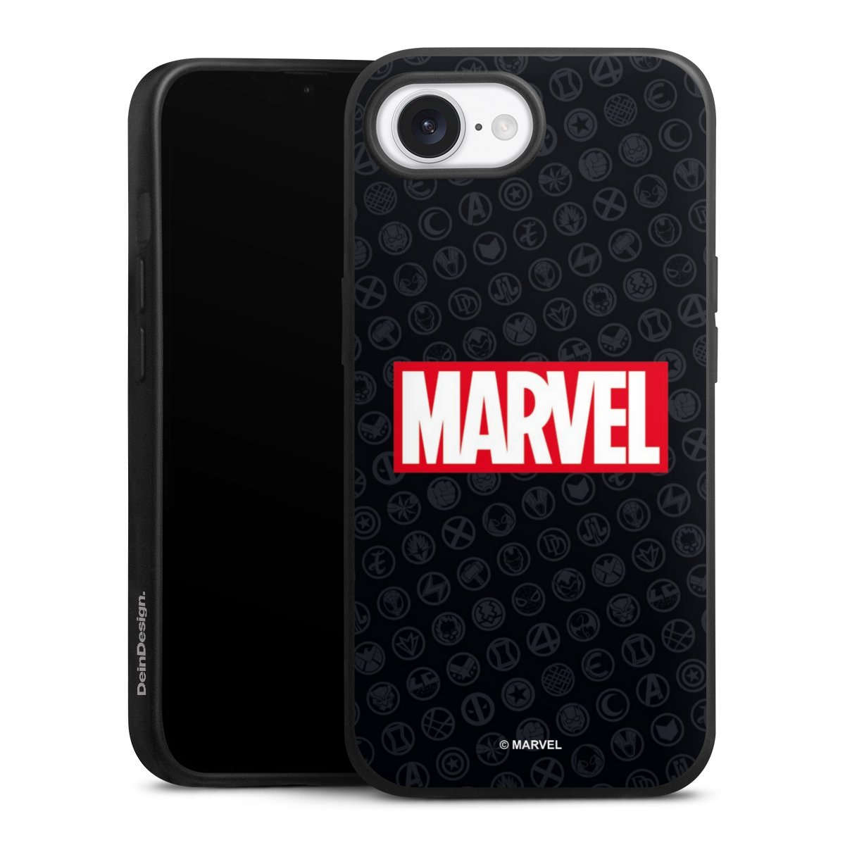 Marvel Logo Black Red 