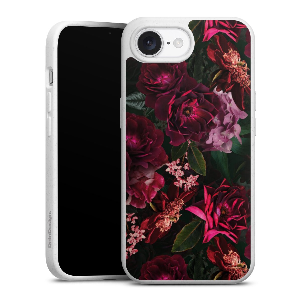 Dunkelrote und rosa Blüten