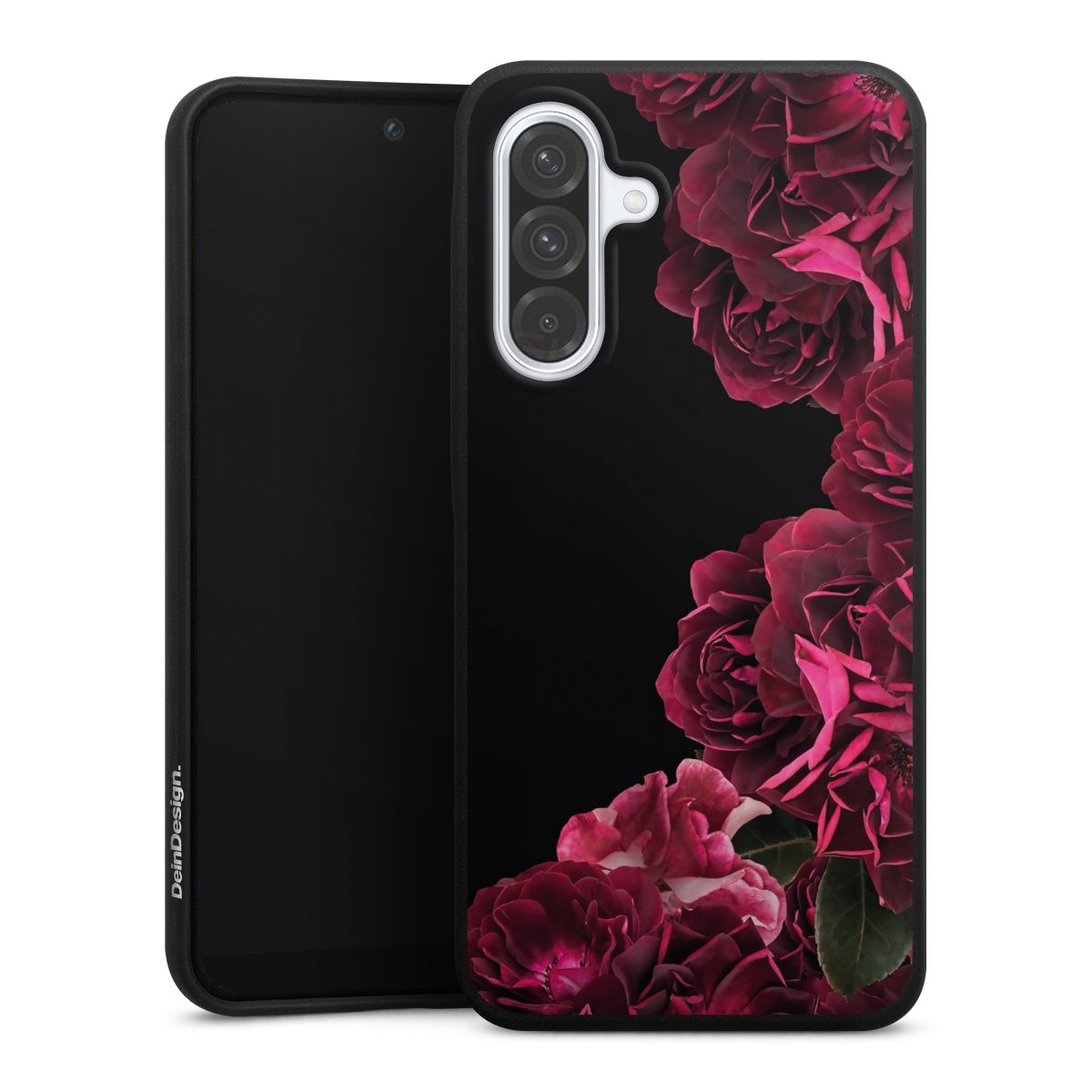 Rose vintage su nero