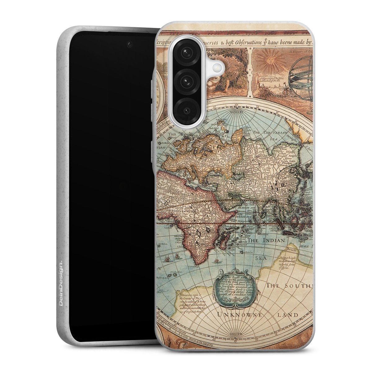 Mappa del mondo vintage