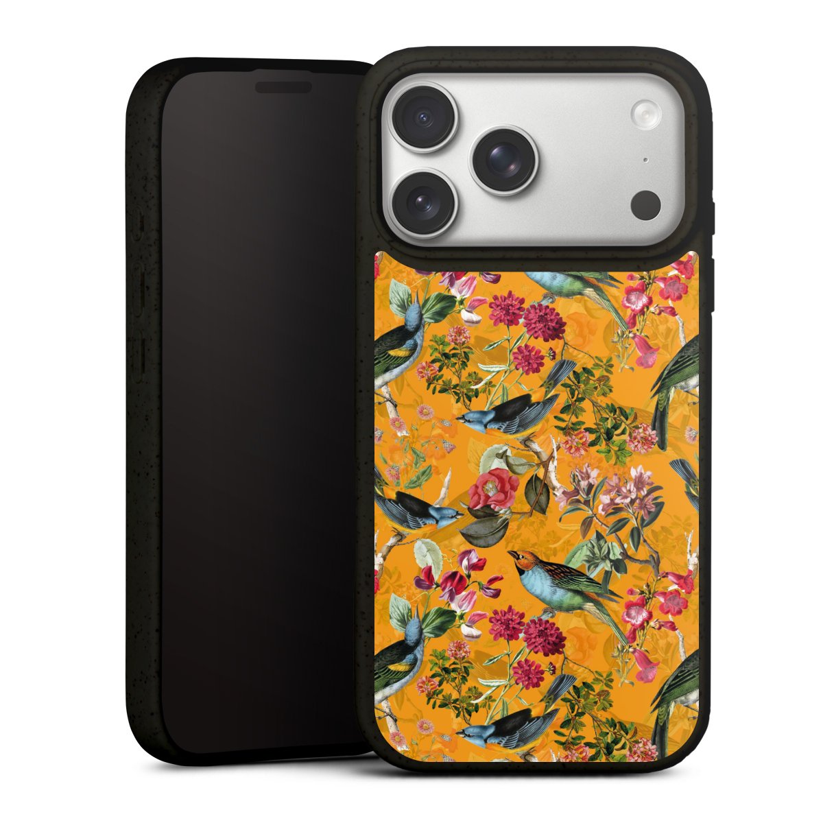 Vogels Bloemen Behang