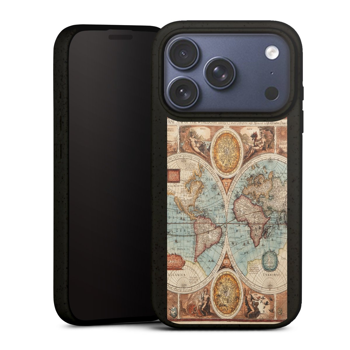 Mappa del mondo vintage