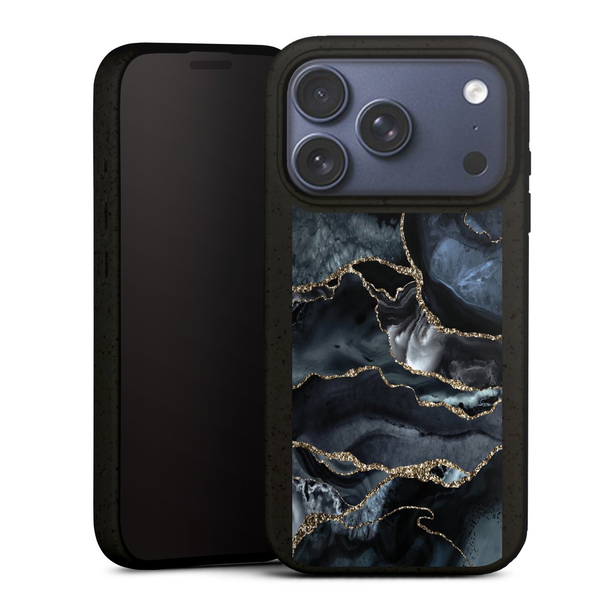 Or marbré foncé Aspect pailleté