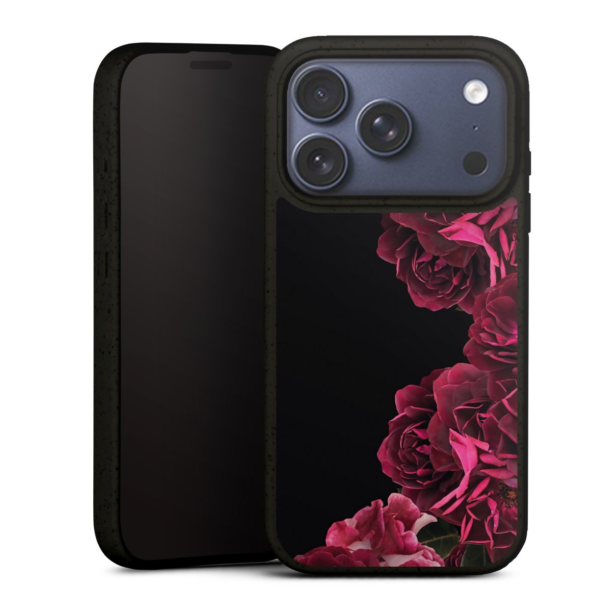 Rose vintage su nero