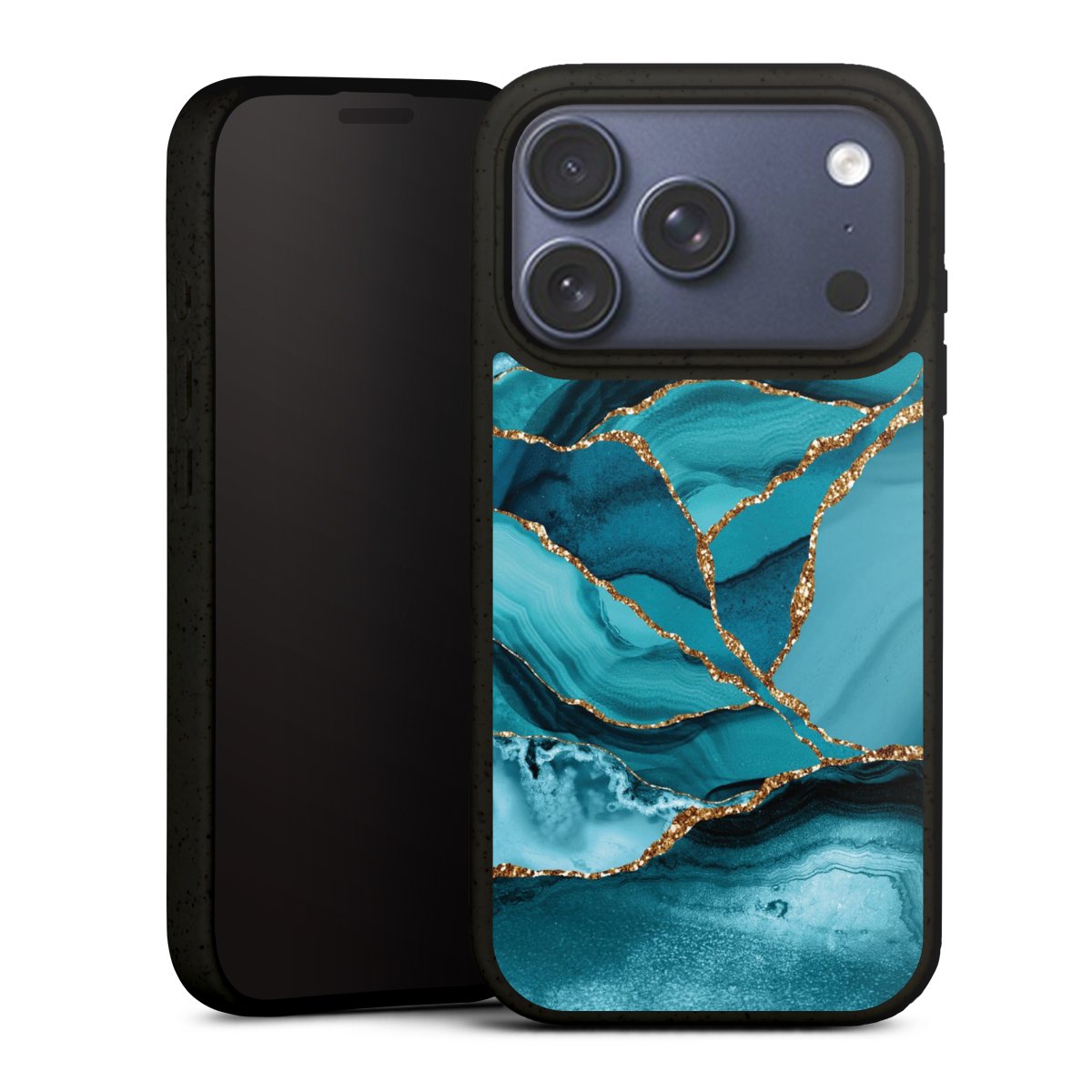 Eisblaue Marmor Landschaft