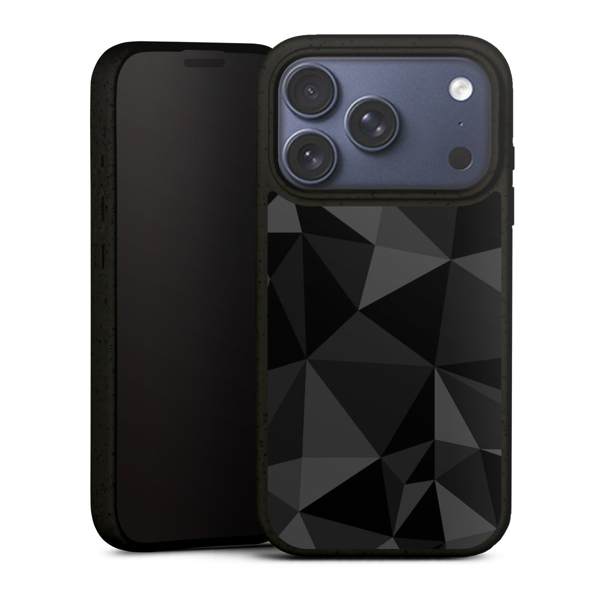 Motif Polygone Noir