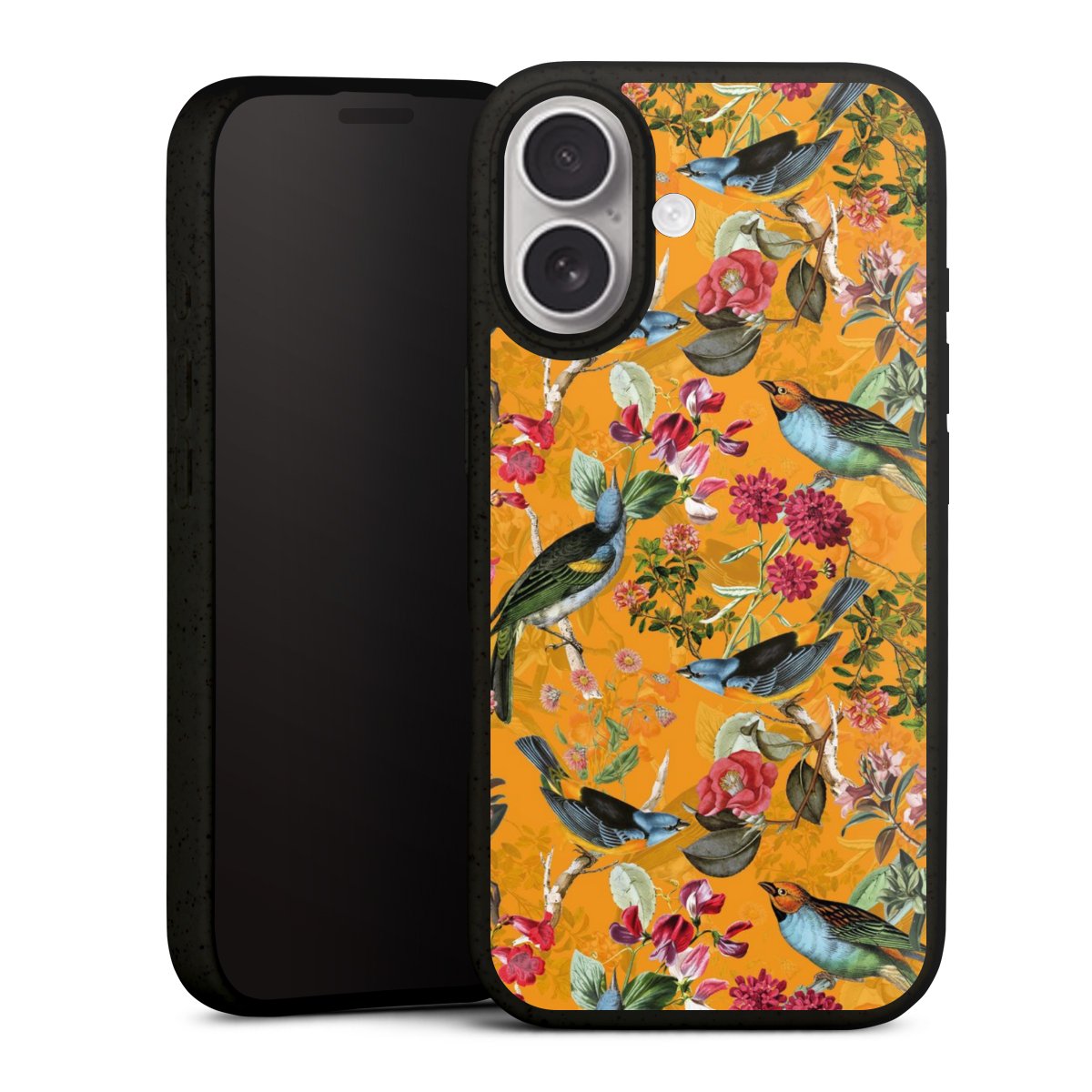 Vogels Bloemen Behang