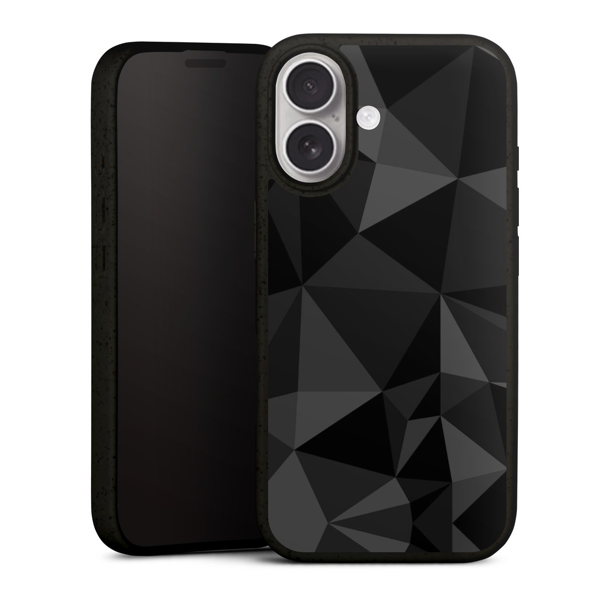 Motif Polygone Noir