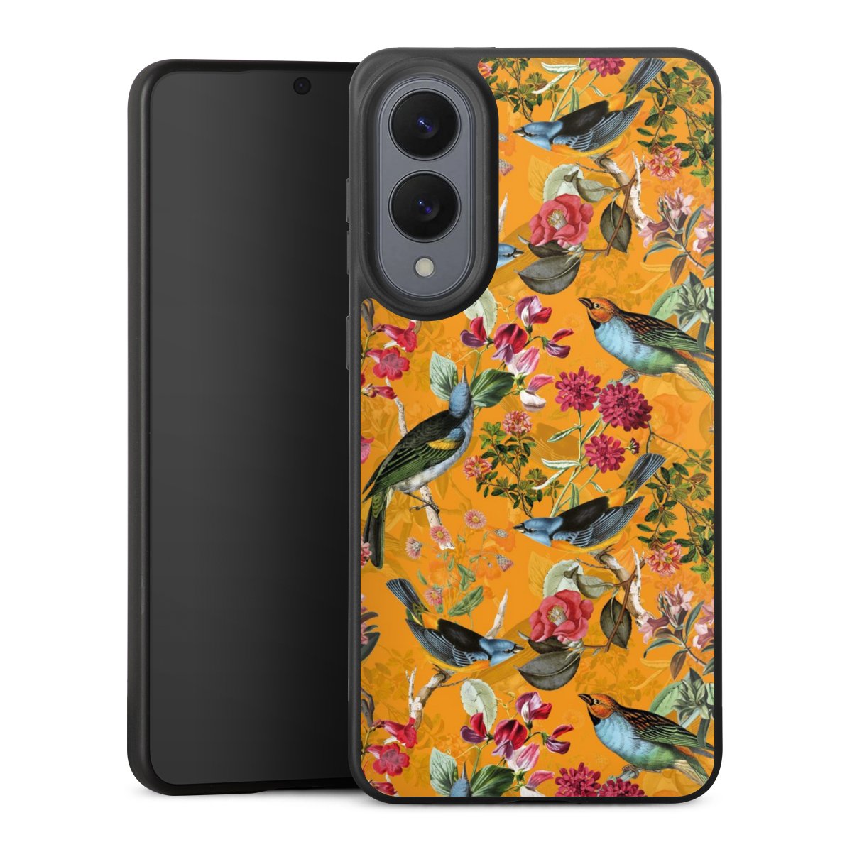 Vogels Bloemen Behang