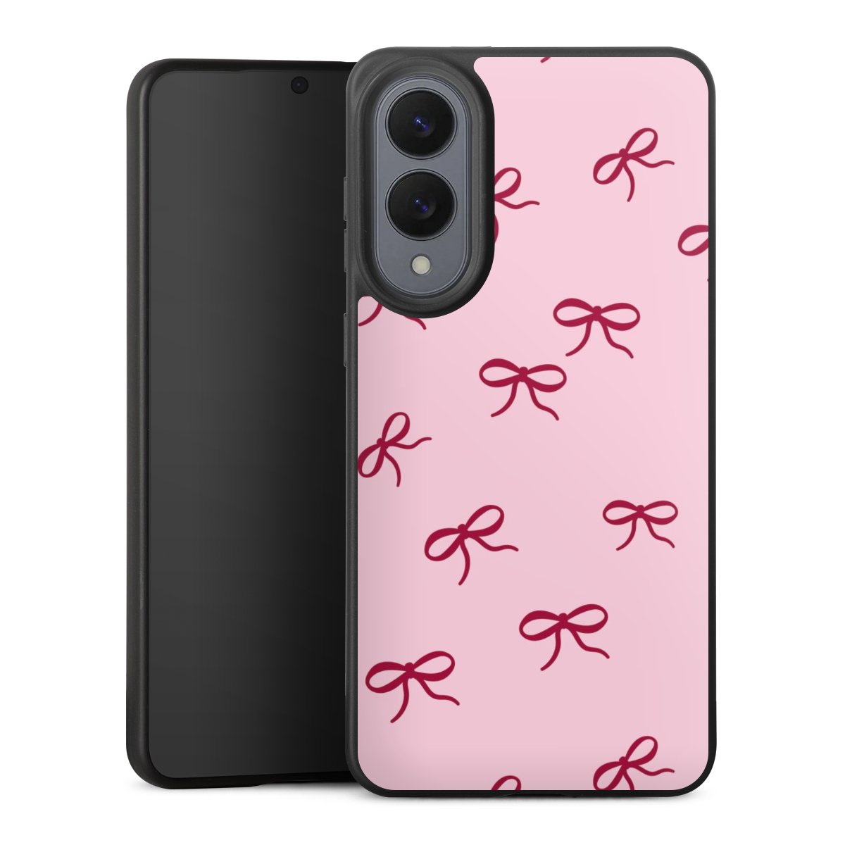 Bows Red Pink Pattern