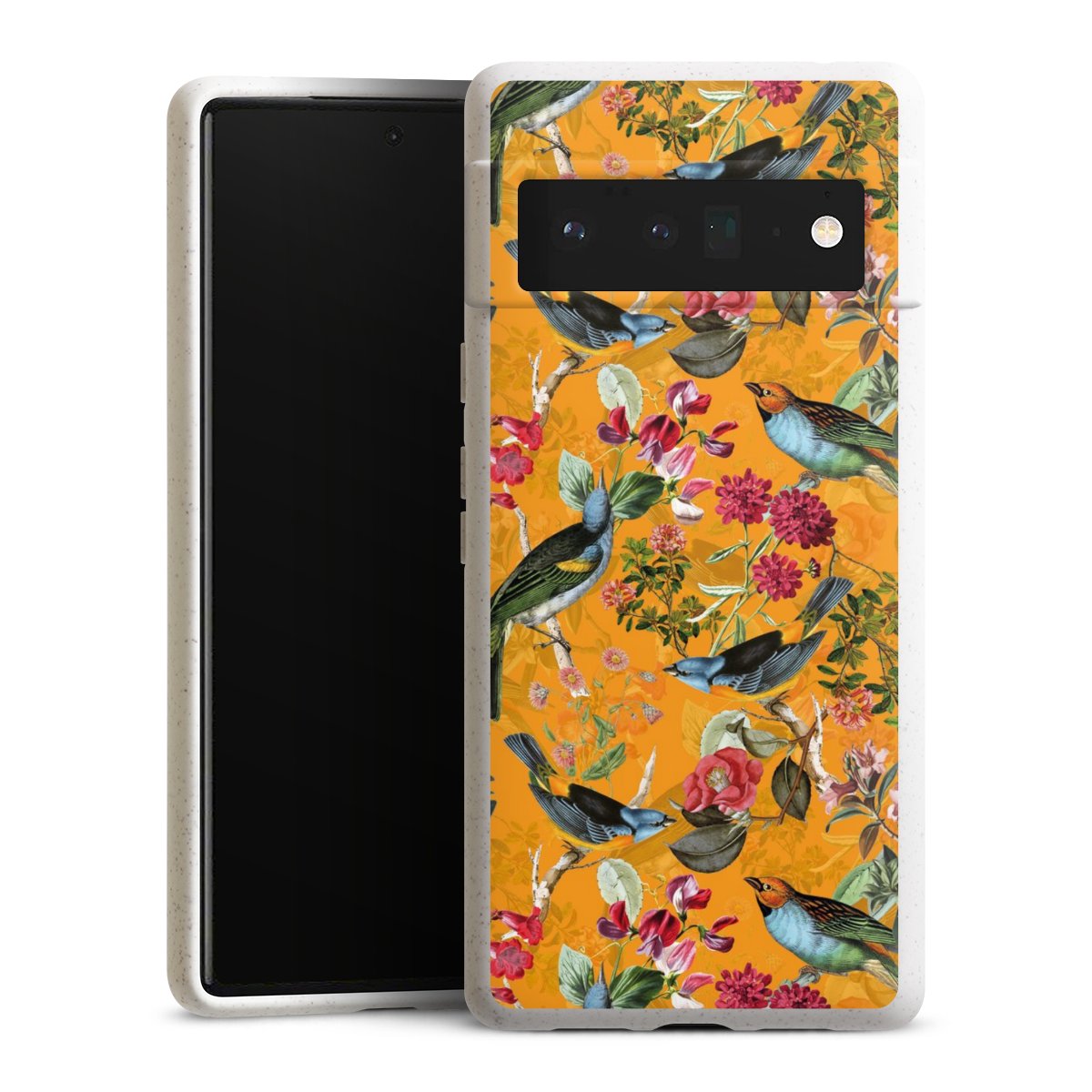 Vogels Bloemen Behang