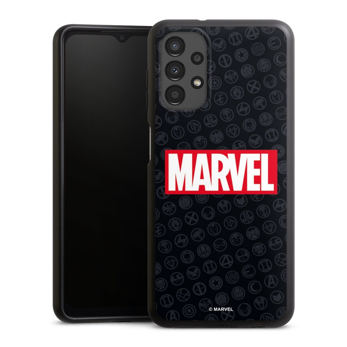 Marvel Logo Black Red 