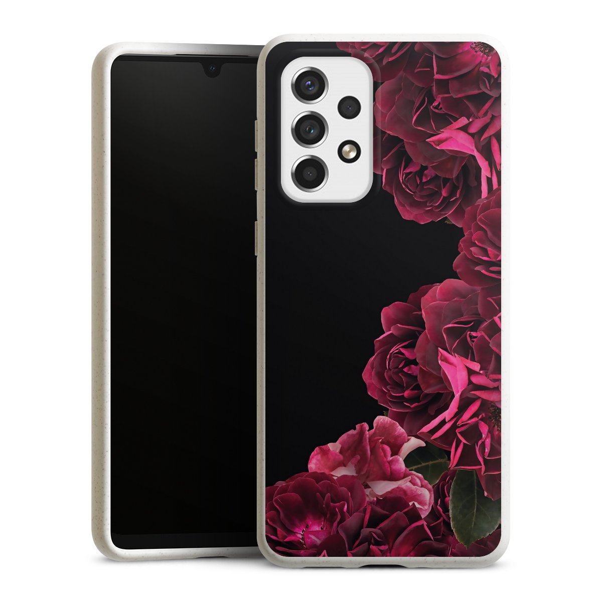 Rose vintage su nero