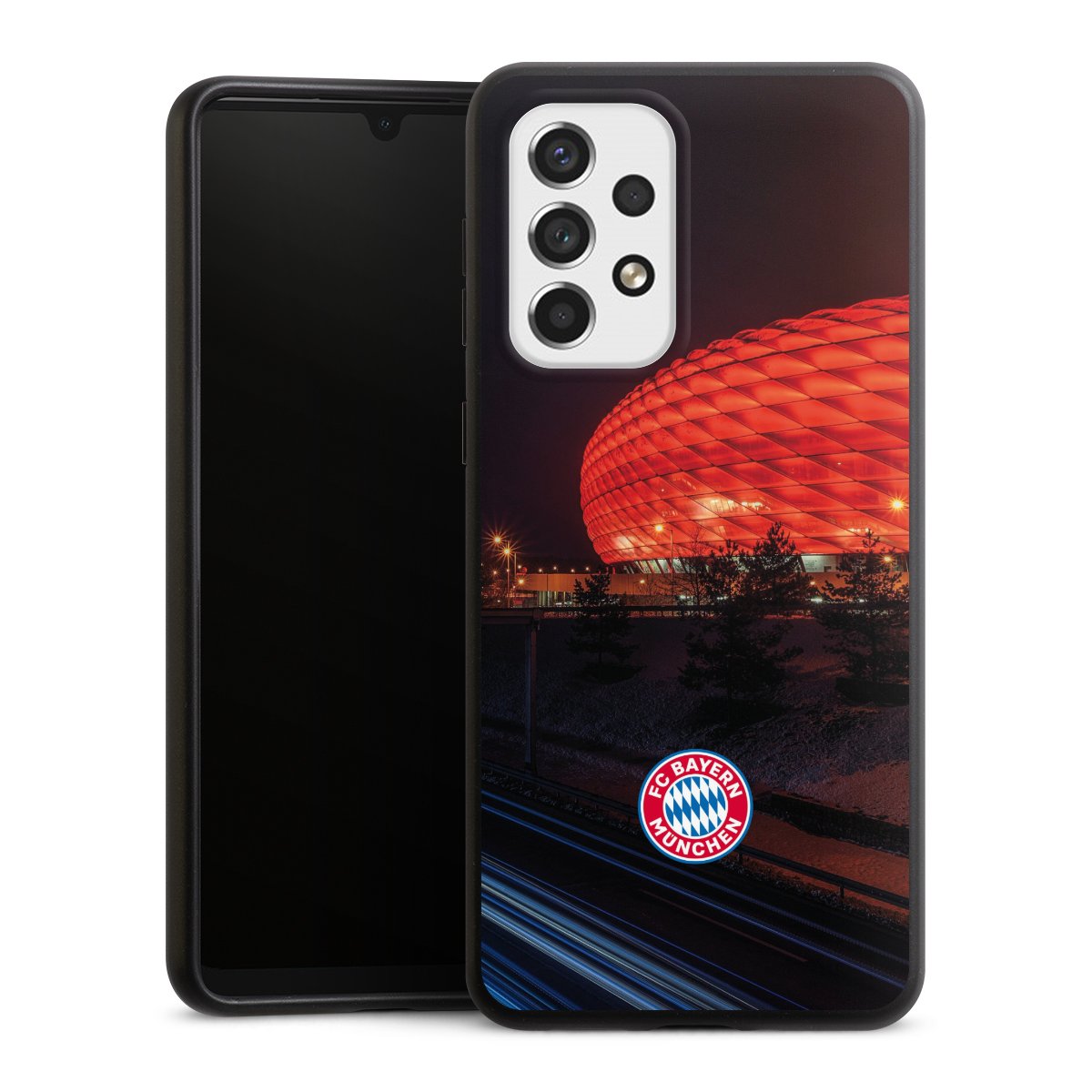 Allianz Arena bei Nacht FCB