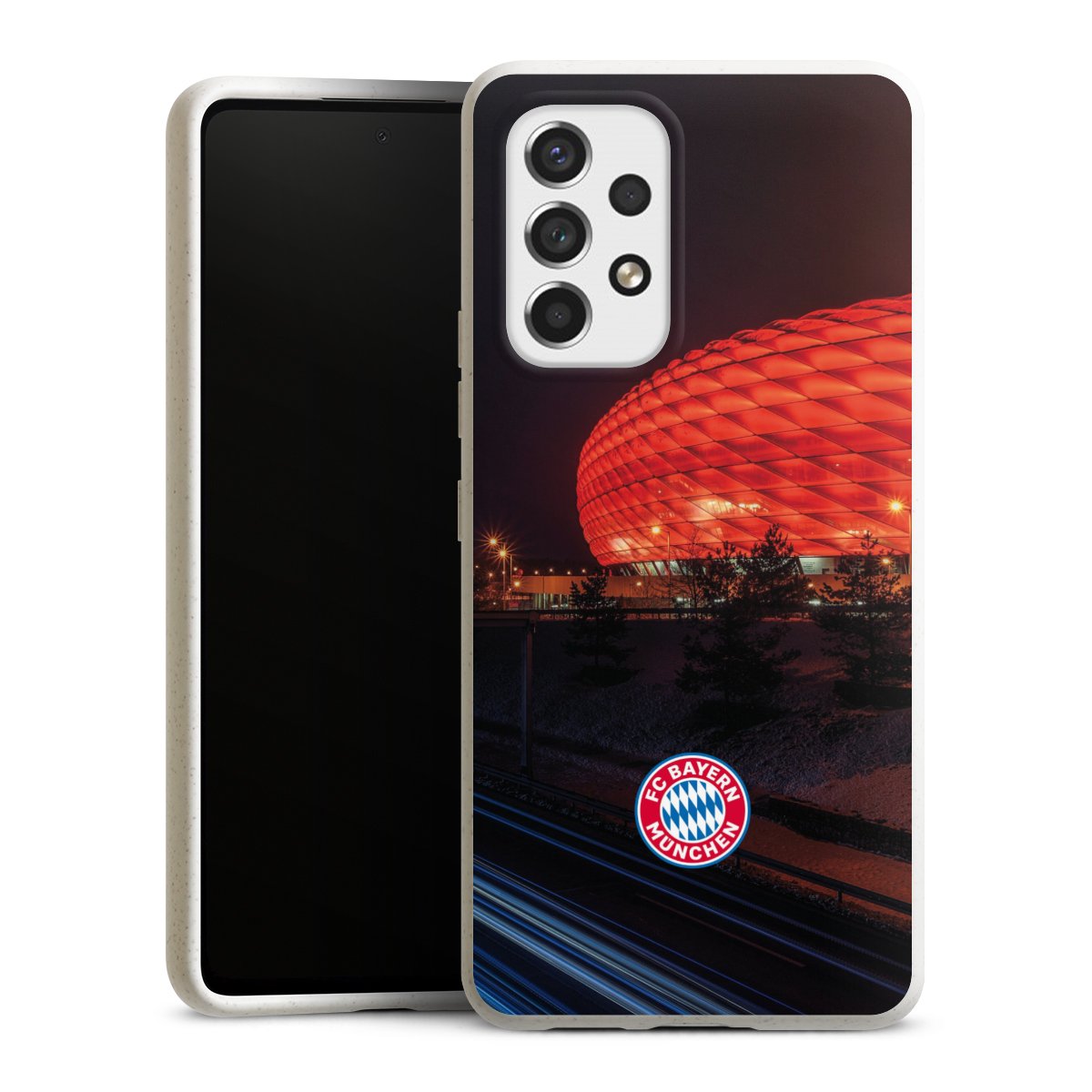 Allianz Arena bei Nacht FCB