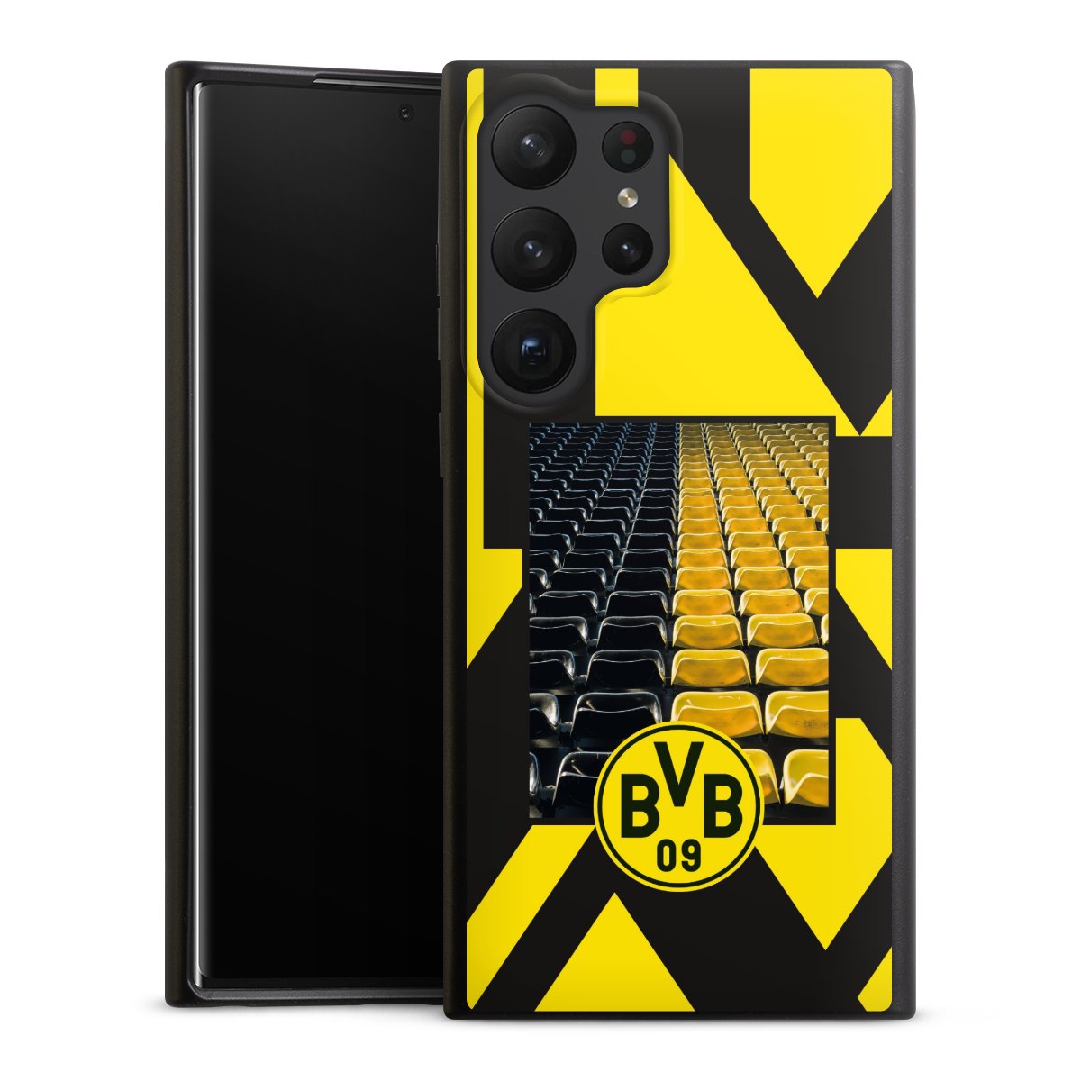 BVB Tribüne Schwarz Gelb