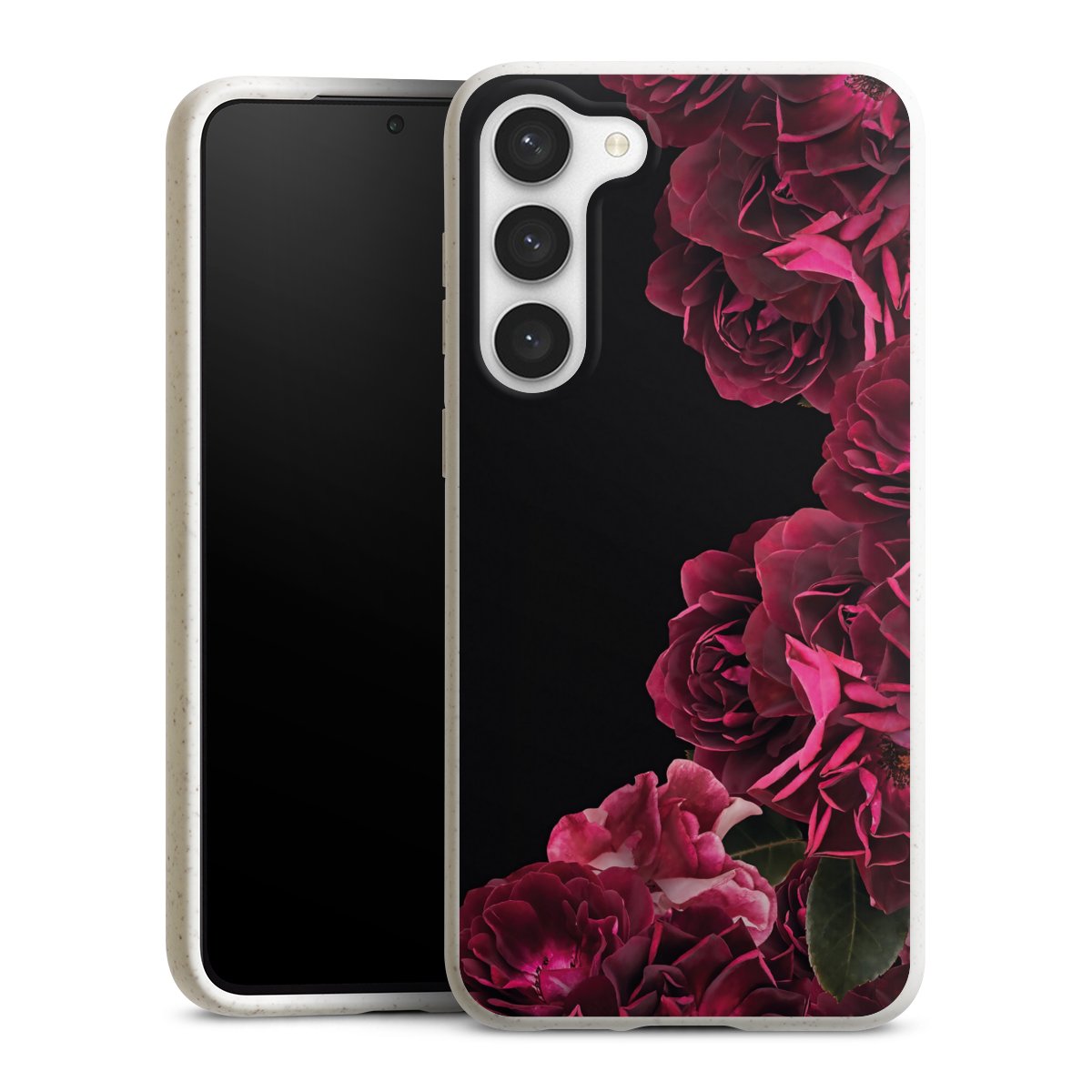 Rose vintage su nero