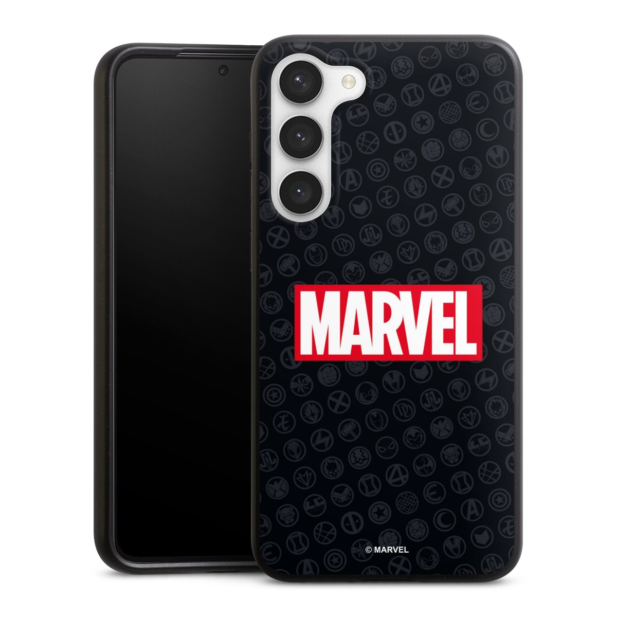 Marvel Logo Black Red 