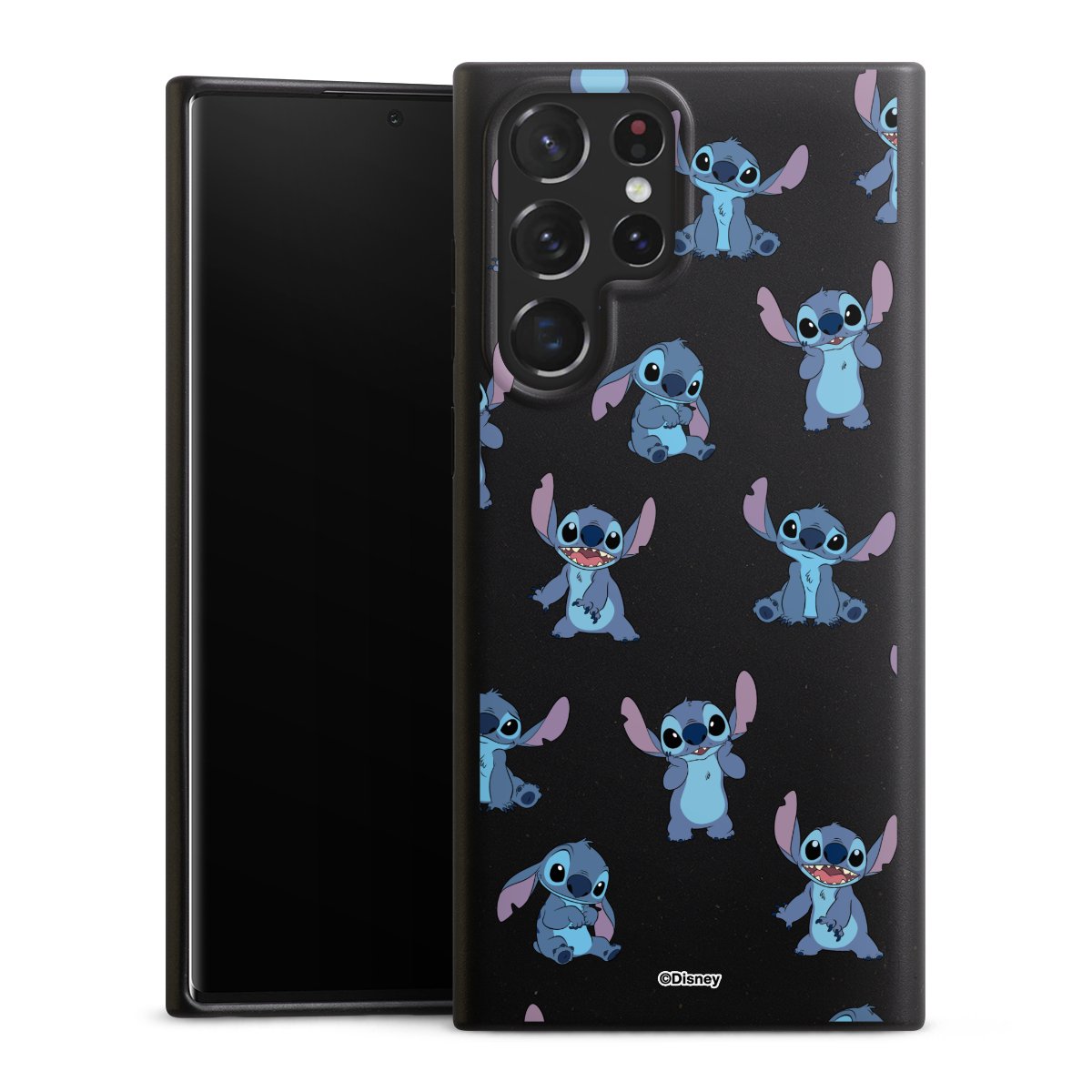 Stitch Faces Pattern Transparent