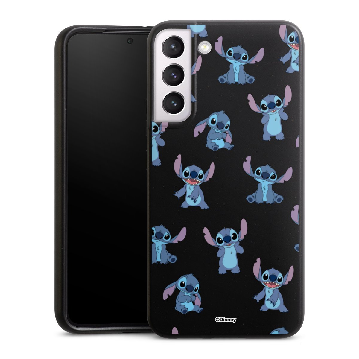 Stitch Faces Pattern Transparent