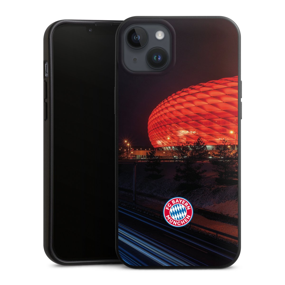 Allianz Arena bei Nacht FCB