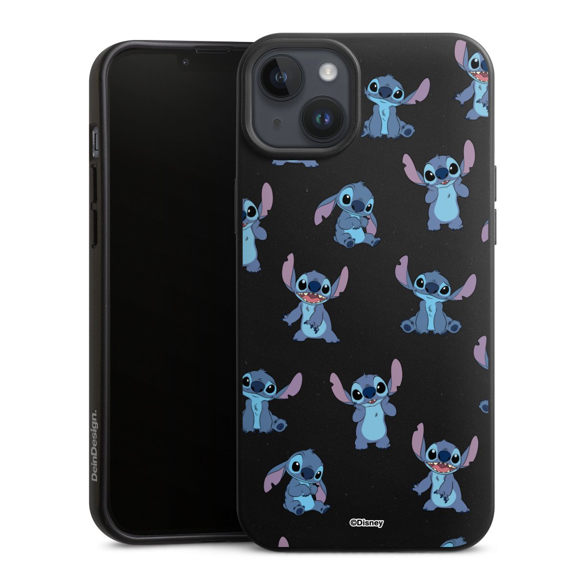 Stitch Faces Pattern Transparent