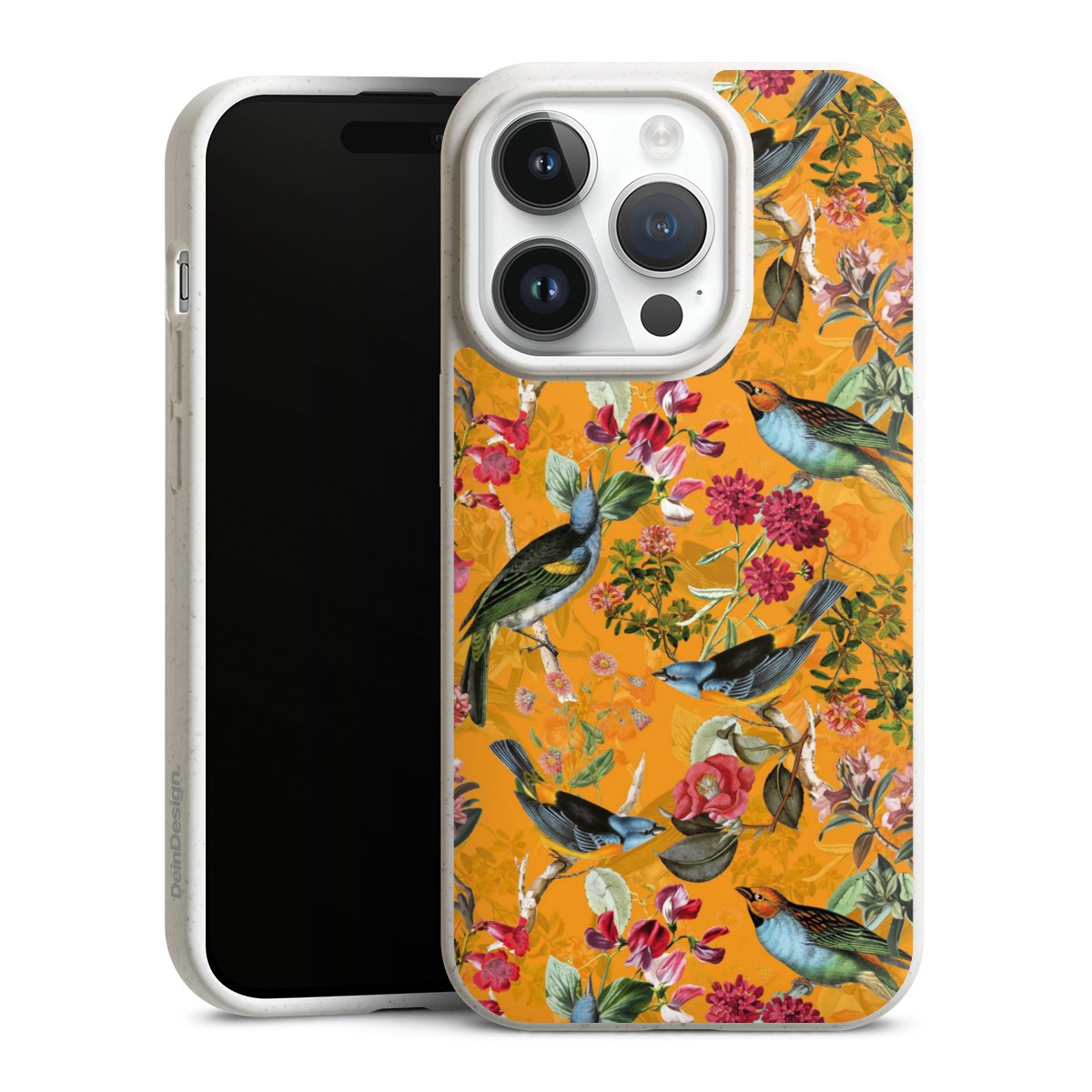 Vogels Bloemen Behang