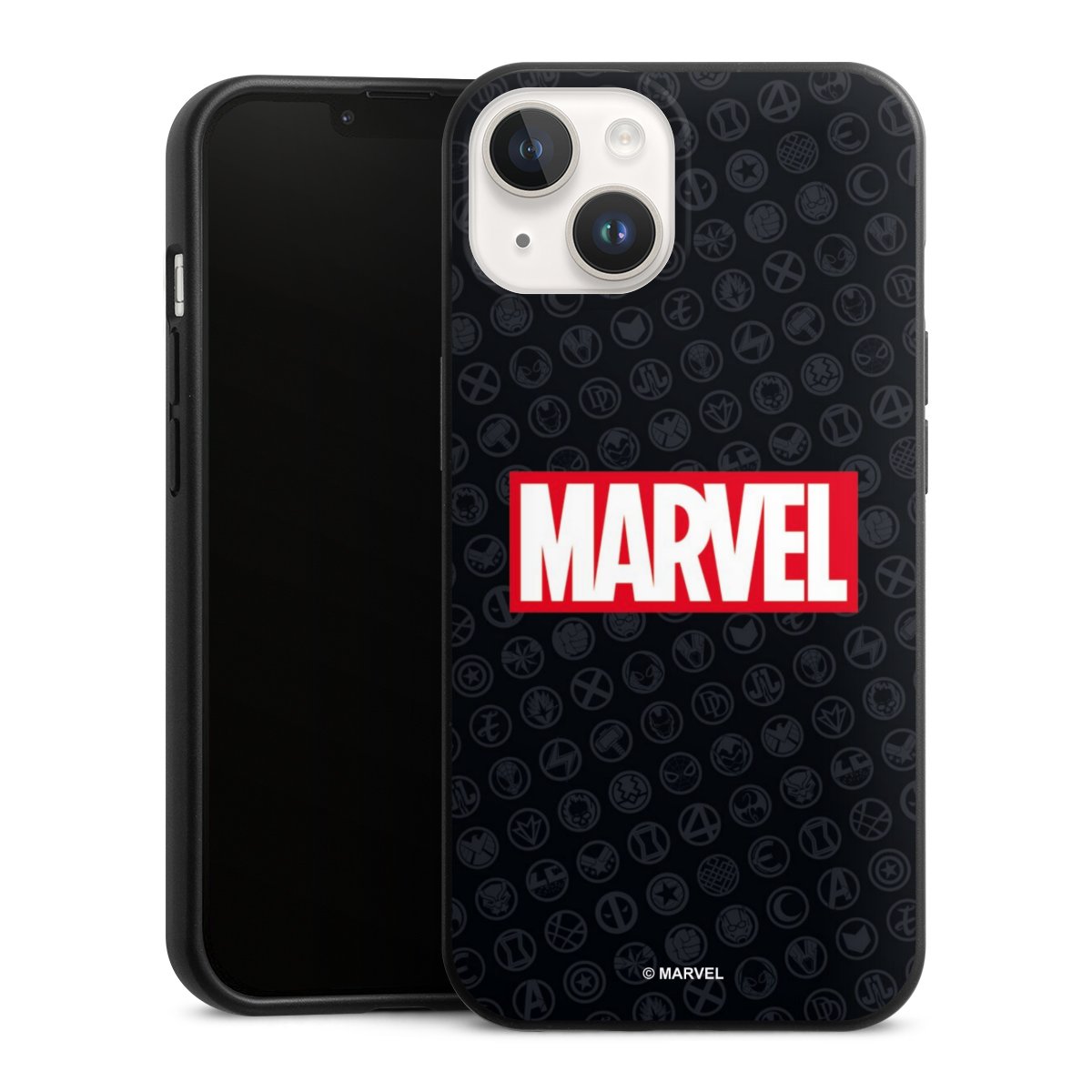 Marvel Logo Black Red 